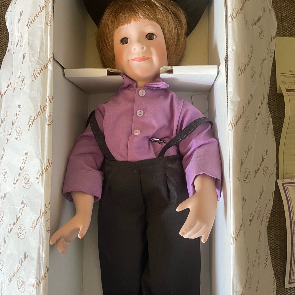 Porcelain Doll Amish Blessings